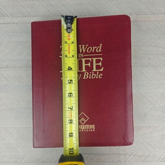 The Word In Life Study Bible New Testament Edition NKJV Red Genuine Leather 1993 - Picture 12 of 12